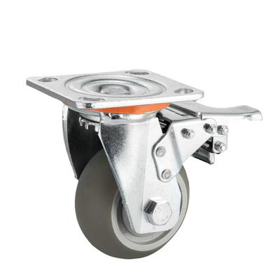 ZXT403 重型TPR烽火双轴刹车轮TPR double bearing caster(brake)